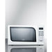 Summit Microwaves Summit 18 in. Compact Microwave with 800 Cooking Watts, Multiple Power Levels, One-Touch Auto Cook Menu - SM901WH
