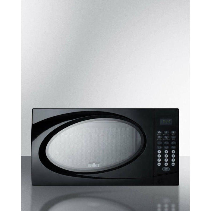 Summit 18 in. Compact Microwave with 800 Cooking Watts, Multiple Power Levels, One-Touch Auto Cook Menu - SM902BL