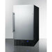 Summit 18 in. Wide 2.7 Cu. Ft. ADA Compliant Compact Refrigerator with Fingerprint Resistant Finish and Door Lock - FF1843B