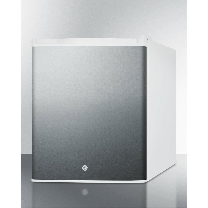 Summit Refrigerators Stainless Steel (White Cabinet) Summit 18" Stainless Steel All Refrigerator - FFAR25L7
