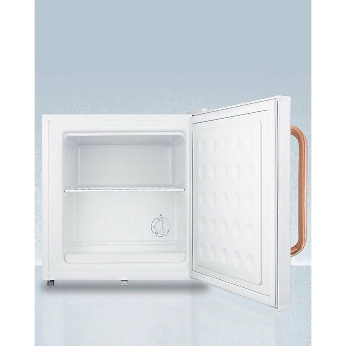 Summit 19 in. Compact All-Freezer with Antimicrobial Pure Copper Handle - FS24LTBC