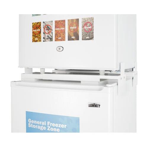 Summit 19 in. Wide Allergy-Free Refrigerator/General Purpose Refrigerator-Freezer Combination - AZRF7W