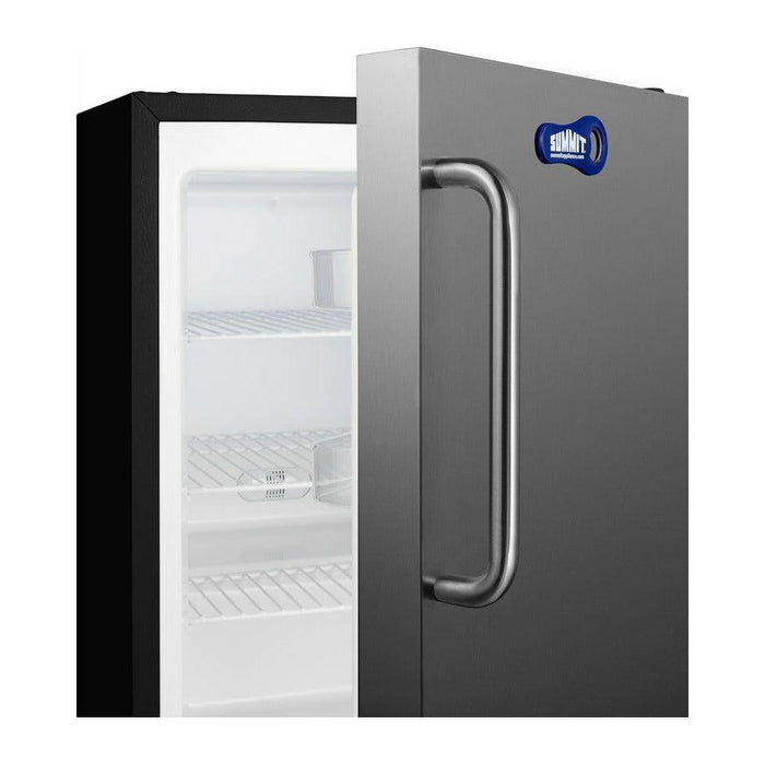 Summit 20 in. Wide 2.68 Cu. Ft. Capacity Beer Froster with Adjustable Shelves - ALFZ37BSSTBFROST