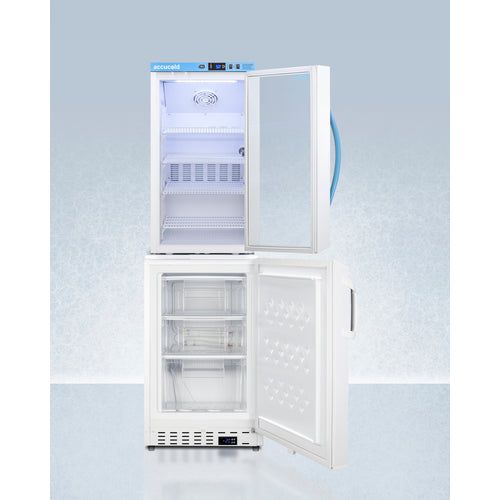 Summit Refrigerators Summit 20" Wide Vaccine Refrigerator/Freezer Combination - ARG3PV-ADA305AFSTACK
