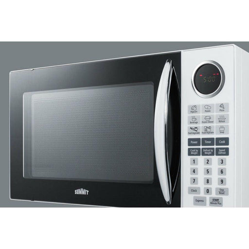 Summit 21 in. Compact Microwave with 1,000 Watts, 5 Power Levels, One-Touch Auto Cook Menu, Rotary Turntable - SM1102WH