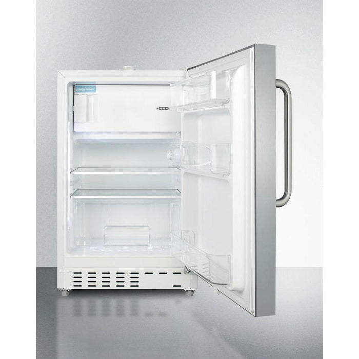 Summit 21 in. Wide 2.68 Cu. Ft. Compact Refrigerator with Adjustable Shelves - ALRF48