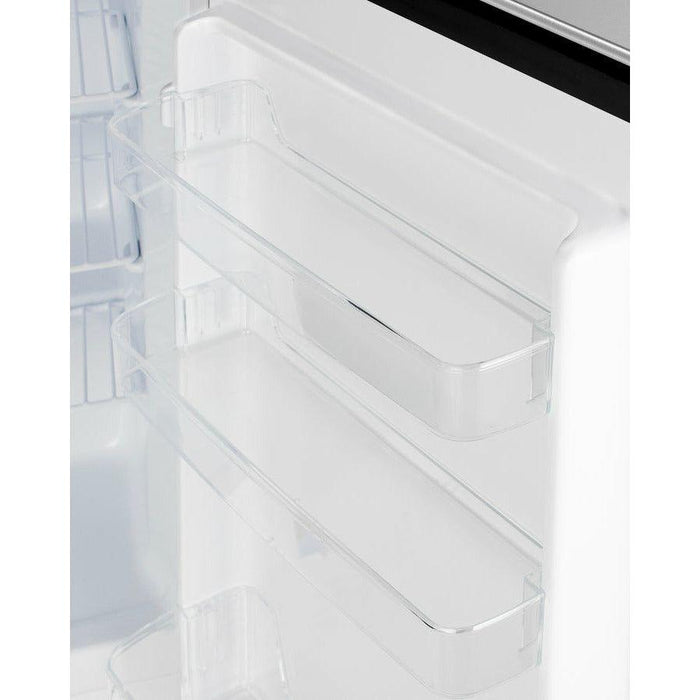 Summit 21 in. Wide, 2.68 Cubic Feet cu. ft. Undercounter Upright Freezer with Adjustable Temperature Controls - ALFZ37BSS