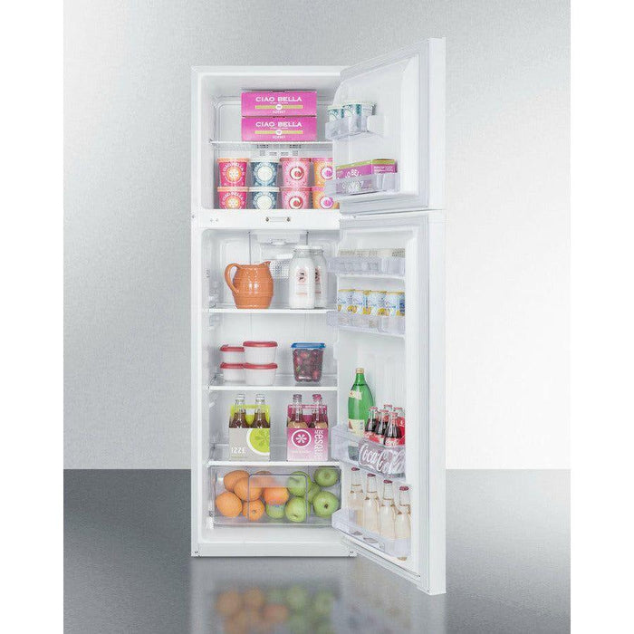 Summit 22 in. Wide Top Mount Refrigerator-freezer - FF946WLLF2