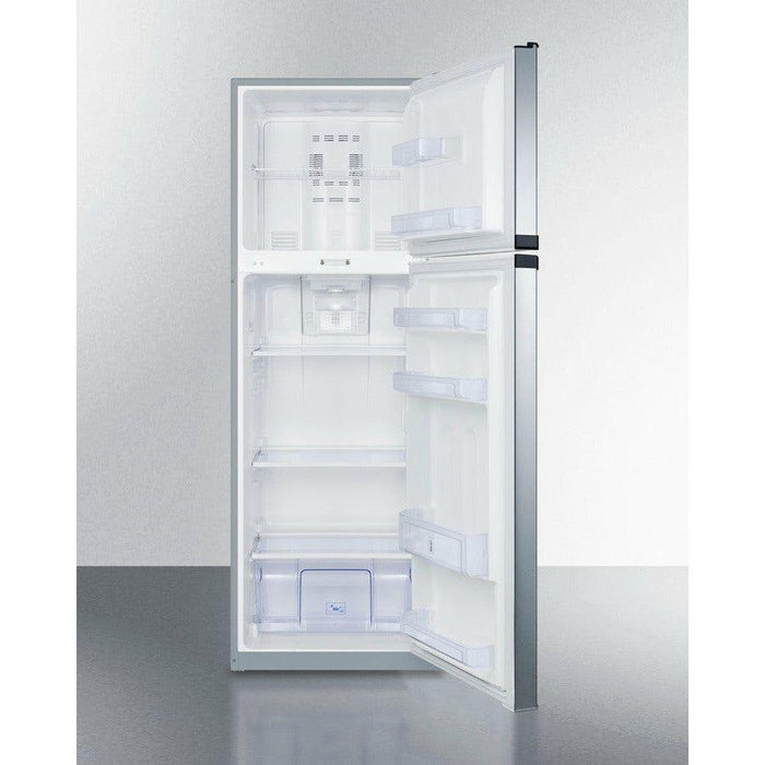 Summit 22 in. Wide Top Mount Refrigerator-Freezer - FF948SSLLF2