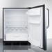 Summit Refrigerators Summit 24" Compact Refrigerator 5.5 Cu. ft. Stainless Steel - FF63BKCSS