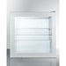 Summit Freezers Summit 24" Counter Depth Compact Freezer with 2 cu. ft. Capacity, Right Hinge, Manual Defrost, LED Lighting - SCFU386FROST