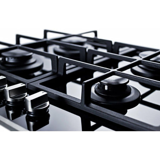Summit Cooktops Summit 24" Gas-on-glass Cooktop with (4) Sealed Burners - GC424BGL