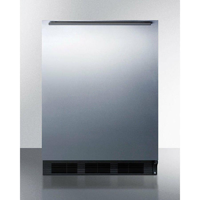 Summit 24 in. 5.5 Cu. ft. Stainless Steel Built in Compact Refrigerator - FF6BKBI7SS