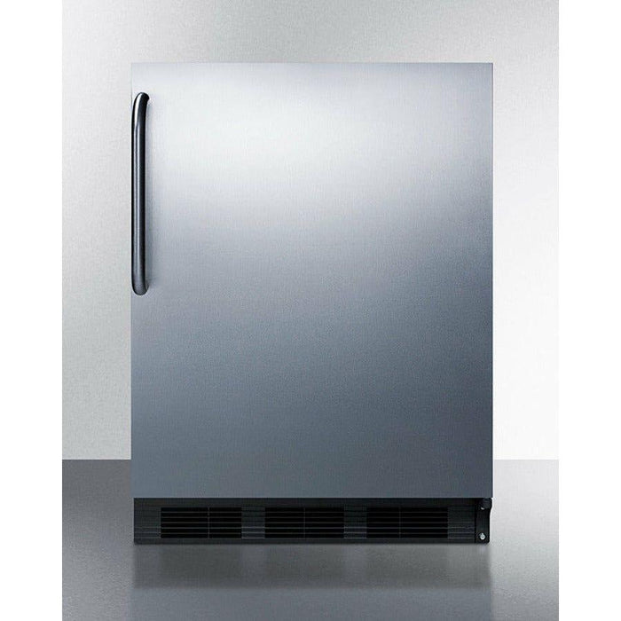 Summit 24 in. 5.5 Cu. ft. Stainless Steel Compact Refrigerator - FF63BKSS