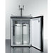 Summit 24 in. Commercial Freestanding Beer Dispenser with Dual Tap System, Wide Kegerator - SBC635M7