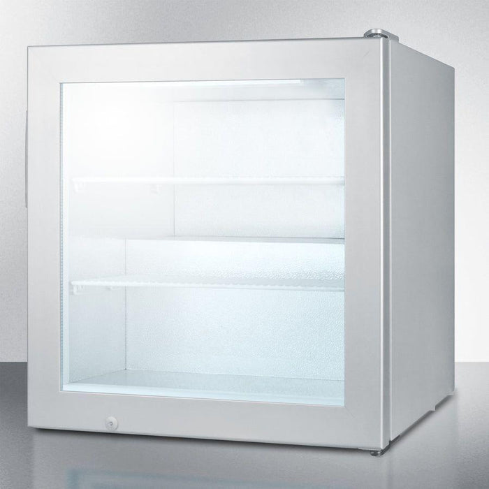 Summit 24 in. Compact All-Freezer with Removable Shelves, Factory Installed Lock, Self-Closing Door, Low Temperature Operation - SCFU386