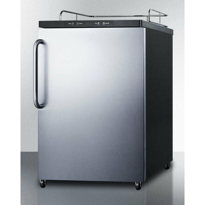 Summit 24 in. Freestanding Beer Dispenser , Wide Kegerator - SBC635M7NK