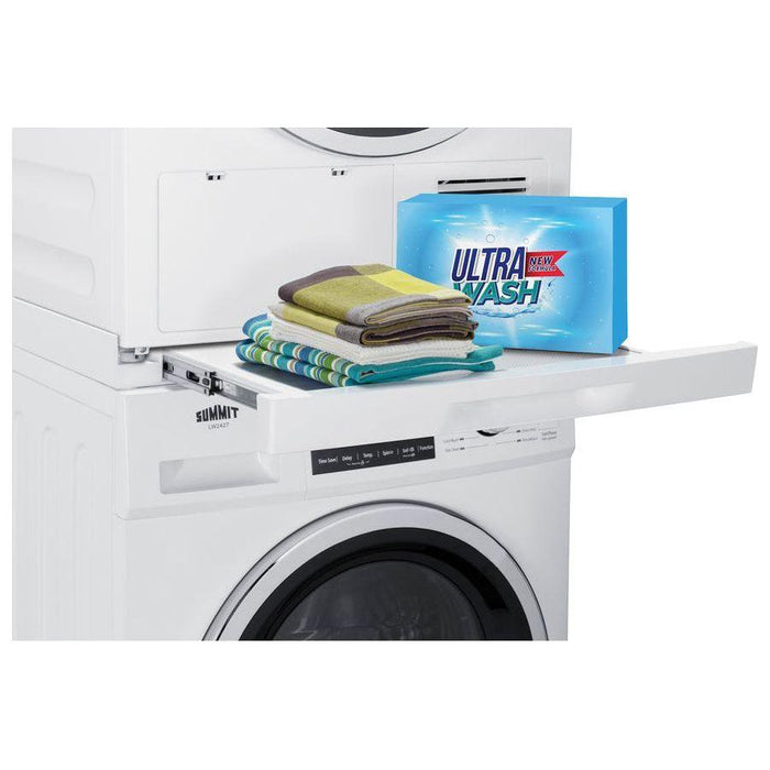 Summit 24 in. Washer & Dryer Set with Stackable 2.7 Cubic Feet Front Load Washer and 4.4 Cubic Feet Electric Dryer - LSWD24