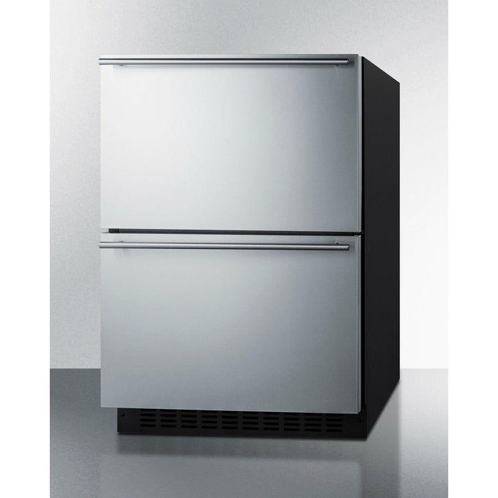 Summit 24 in. Wide 2-Drawer All-Freezer, ADA Compliant - ADFD243