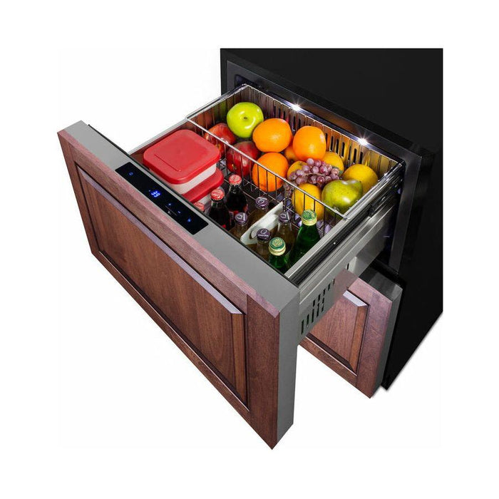 Summit 24 in. Wide 2-Drawer All-Refrigerator, ADA Compliant - ADRD241