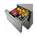 Summit 24 in. Wide 2-Drawer Refrigerator-Freezer with 3.9 cu. ft. Capacity, Frost Free Defrost, in Stainless Steel - SPRF34D