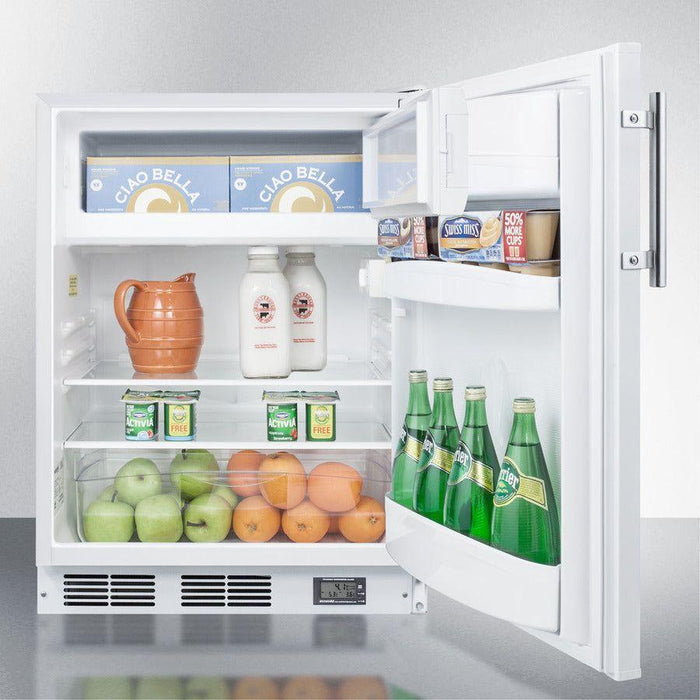 Summit 24 in. Wide 5.1 Cu. Ft. Compact Refrigerator - BKRF661