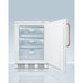 Summit 24 in. Wide All-Freezer with Antimicrobial Pure Copper Handle with 3.5 cu. ft. Capacity, Right Hinge, Manual Defrost, Approved for Medical Use, Factory Installed Lock, CFC Free - VT65MLTBC