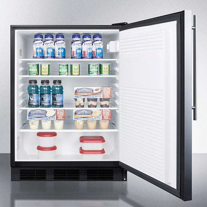 Summit 24 in. Wide All-Refrigerator, ADA Compliant - FF7BKSS