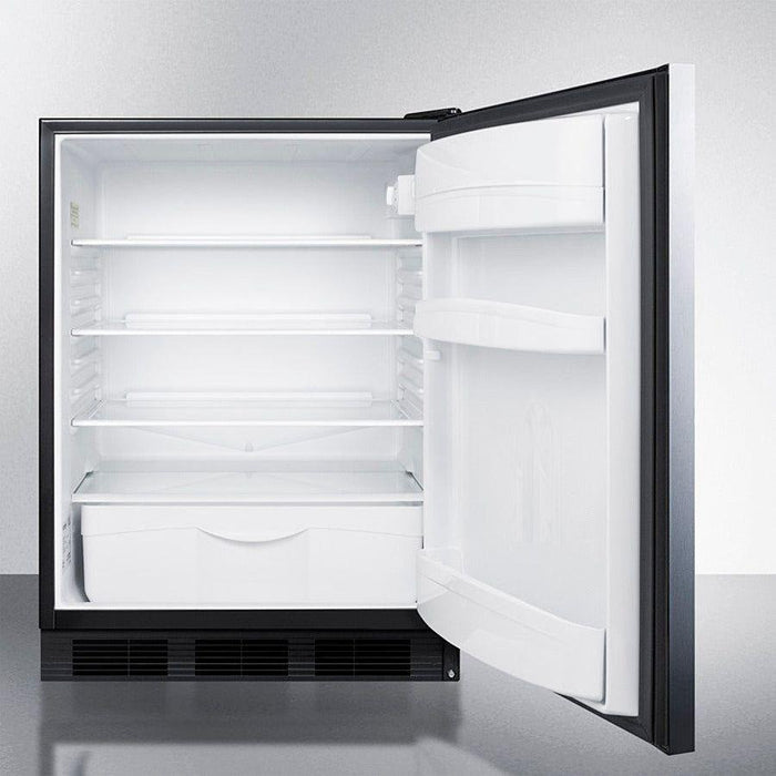 Summit 24 in. Wide All-Refrigerator - FF6BKSS