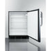 Summit 24 in. Wide All-Refrigerator with Speed Rail - FF7BKSSTBSR