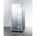 Summit 24 in. Wide Beverage Center with Adjustable Chrome Shelves, Automatic Defrost, Door Alarm, Recessed LED Lighting - SCR1156