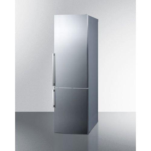 Summit 24 in. Wide Bottom Freezer Refrigerator - FFBF246SS