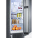 Summit 24 in. Wide Bottom Freezer Refrigerator - FFBF246SS