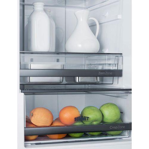 Summit 24 in. Wide Bottom Freezer Refrigerator With Icemaker - FFBF249SSIM