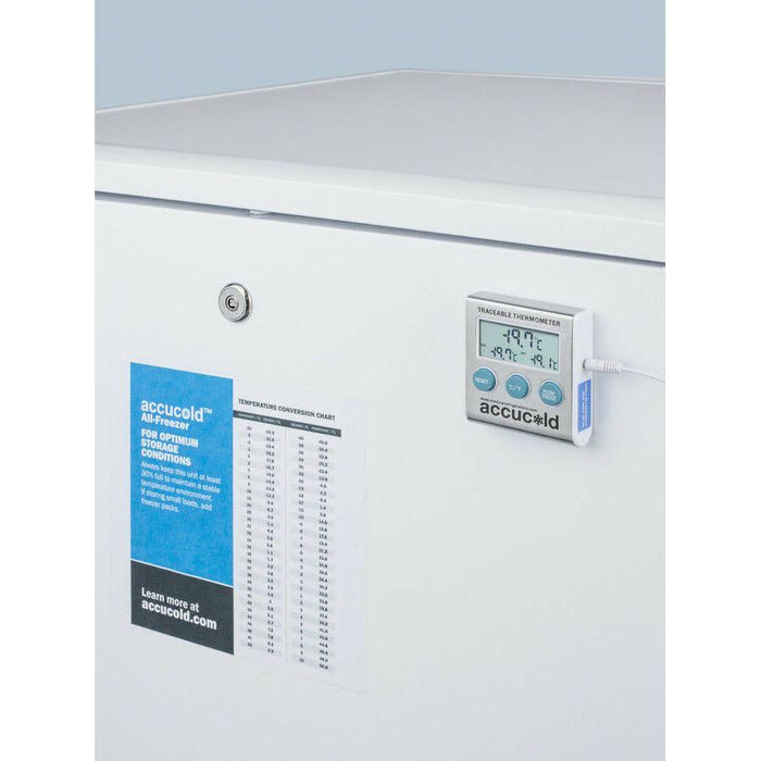 Summit 24 In. Wide Built-In All-Freezer with 3.2 Cu. Ft. Capacity, Pull-out Drawers, NIST Calibrated Temperature Display, Buffered Temperature Probe - VT65MLBIPLUS2