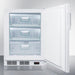 Summit 24 In. Wide Built-In All-Freezer, with 3.5 cu. ft. Capacity, Right Hinge, Manual Defrost, ADA Compliant - VT65MLBI