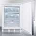 Summit 24 In. Wide Built-In All-Freezer with 3.5 cu. ft. Capacity, Right Hinge, Manual Defrost, Approved for Medical Use, Adjustable Thermostat - VT65ML7BISS