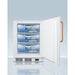 Summit 24 in. Wide Built-In All-Freezer with Antimicrobial Pure Copper Handle, ADA Compliant - VT65MLBITBCADA