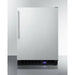 Summit 24 in. Wide Built-In All-Freezer with High-Temperature Alarm, Adjustable Chrome Shelves, Temperature Memory Function, Frost-Free, Open Door Alarm, Built-In Capable, Professional Handle, Fingerprint Resistant - SCFF53BX