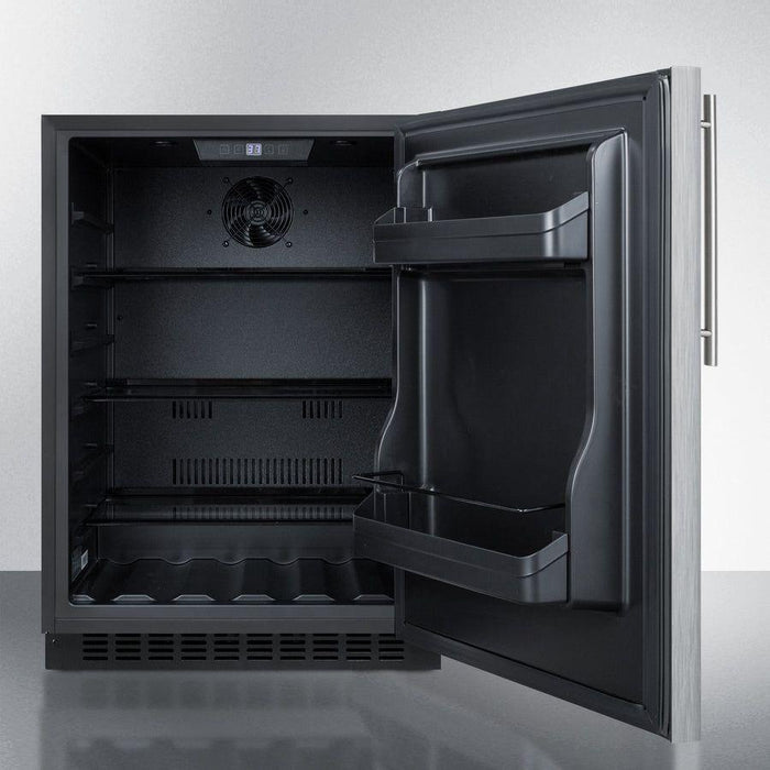 Summit 24 in. Wide Built-In All-Refrigerator, ADA Compliant - AL54CSSHV