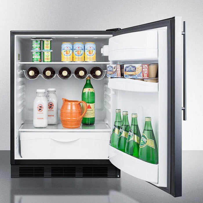 Summit 24 in. Wide Built-in All-Refrigerator, ADA Compliant - FF63BKBISS