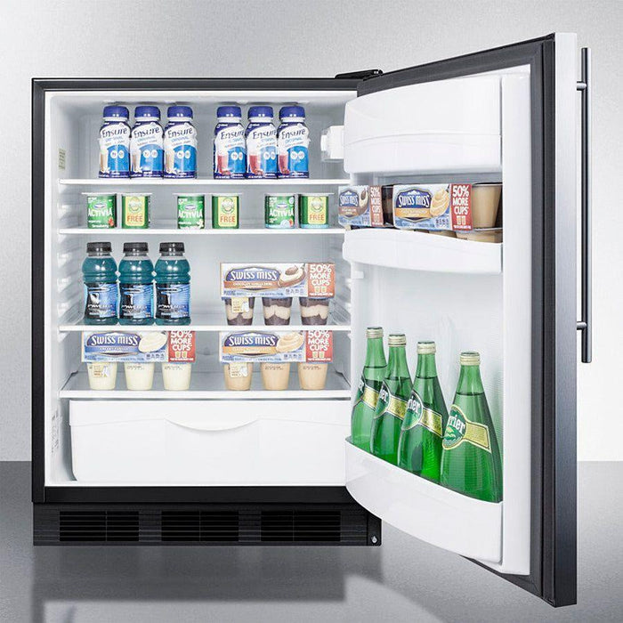 Summit 24 in. Wide Built-In All-Refrigerator, ADA Compliant - FF6BKBI7SS