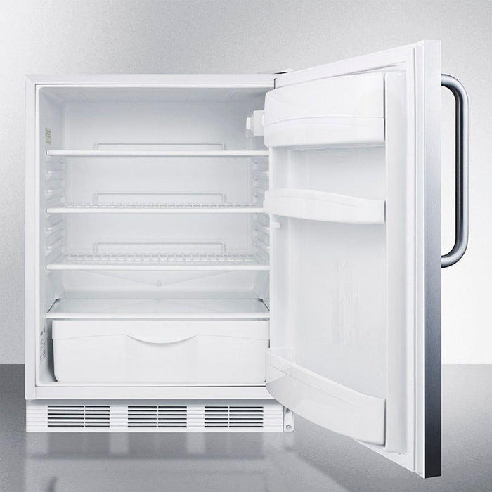 Summit 24 in. Wide Built-In All-Refrigerator, ADA Compliant - FF6WBISS