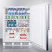 Summit 24 in. Wide Built-in All-Refrigerator, ADA Compliant - FF7LWBISS