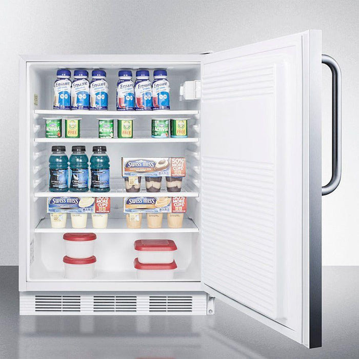 Summit 24 in. Wide Built-in All-Refrigerator, ADA Compliant - FF7LWCSSADA