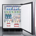 Summit 24 in. Wide Built-In All-Refrigerator, ADA Compliant (Panel Not Included) - FF7BKBIIFADA