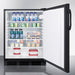 Summit 24 in. Wide Built-In All-Refrigerator, ADA Compliant (Panel Not Included) - FF7LBLKBI