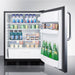 Summit 24 in. Wide Built-in All-refrigerator - FF6BK7SS