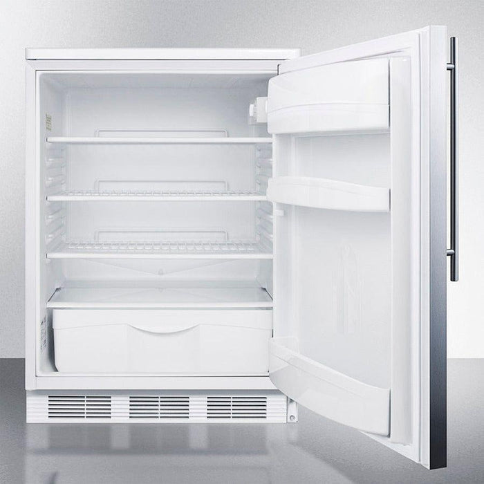 Summit 24 in. Wide Built-In All-Refrigerator - FF6LWBI7SS