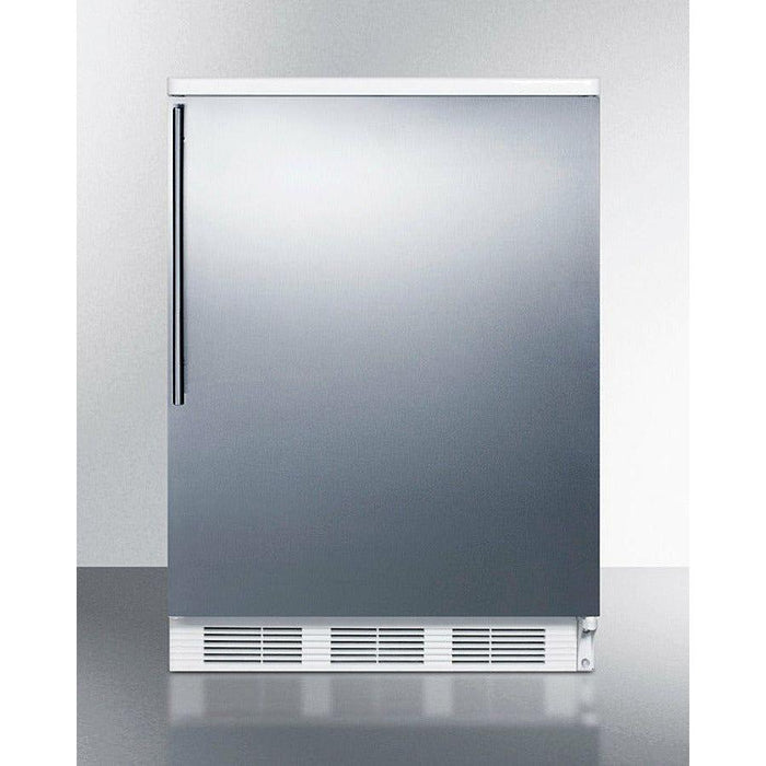 Summit 24 in. Wide Built-In All-Refrigerator - FF6WBI7SS